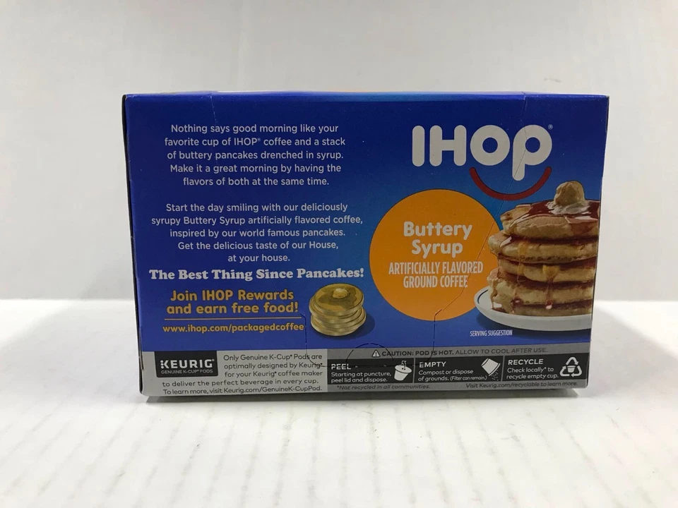 K-Cups de café con jarabe mantecoso Keurig IHop - Caja de 10 Foto 3 de 4