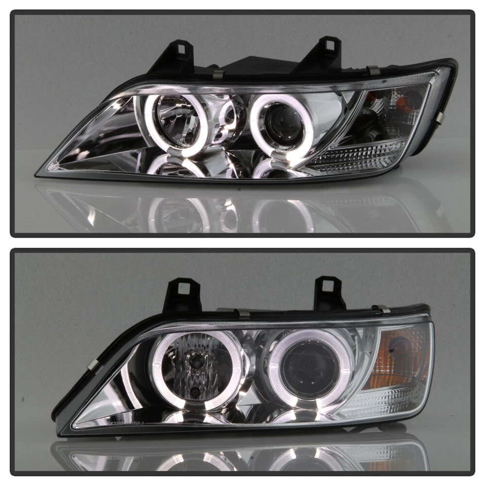 1996-2002 BMW Z3 LED Dual Halo Projector Headlights Lamps Lights Left+Right Pair - Image 4 of 4