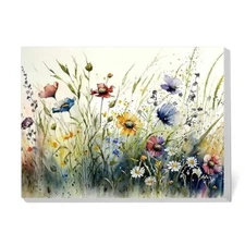  Paint by Numbers Kit for Adults, Watercolor Flowers Paint by Numbers with 