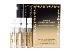 MARC JACOBS DAISY EAU SO INTENSE EDP 1.2ml .04fl oz x 4 PERFUME SPRAY SAMPLES