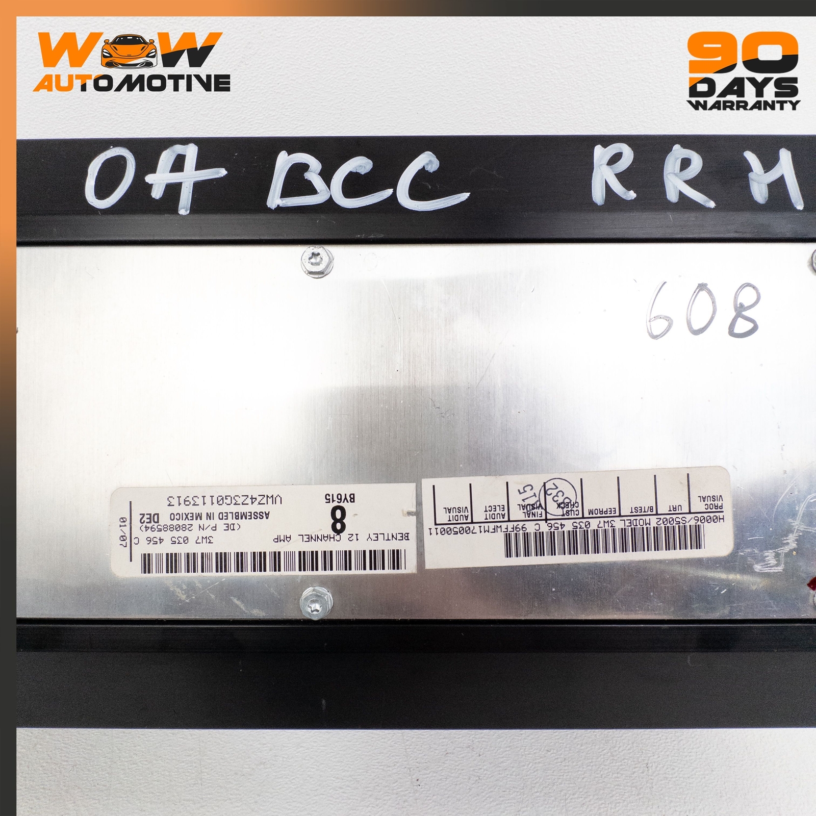 Bentley Continental GT 2011-2012 Amplifier