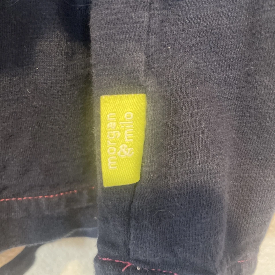 Morgan & Milo Dress Girl’s Size 4 Long Sleeve Blue Pink Boho 100% Cotton - Image 4 of 4