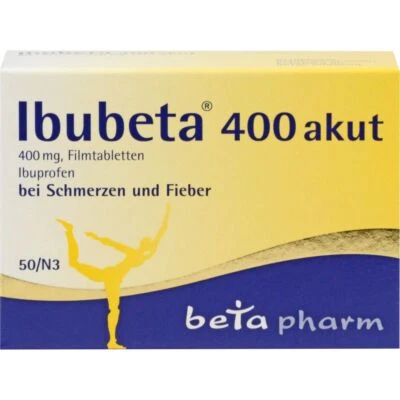 BETAPHARM ARZNEIMITTEL GMBH IBUBETA 400 akut Filmtabletten 50 St PZN 05731464
