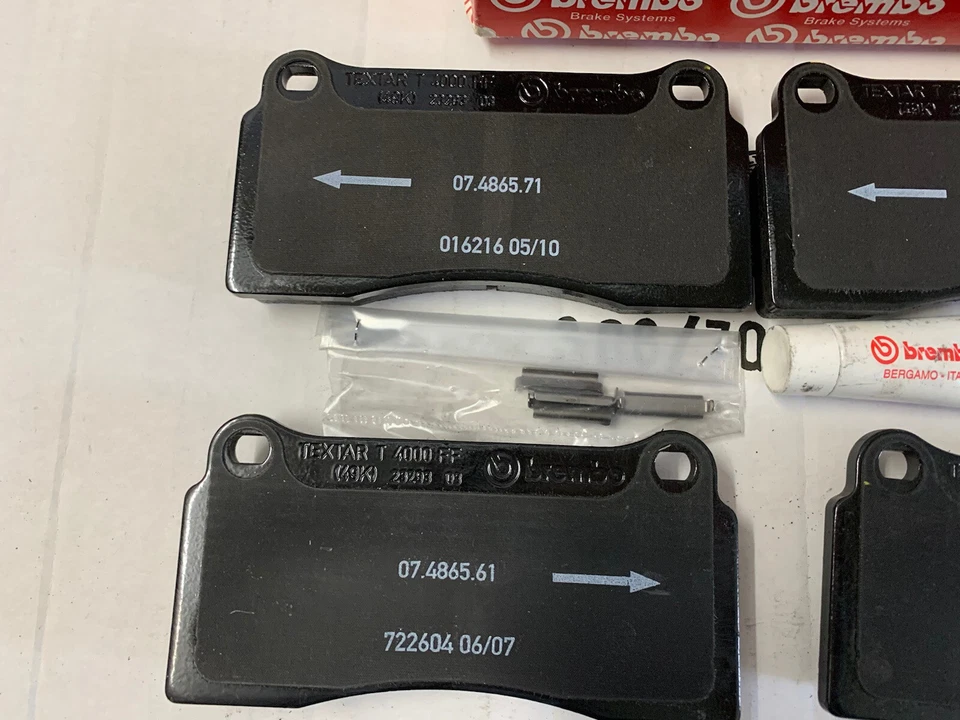 JUEGO DE PASTILLAS DE FRENO DELANTERAS ASTON MARTIN DB7 VANTAGE JAGUAR XKR DE BREMBO 2886280PK Foto 2 de 4