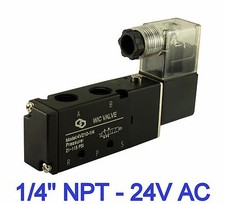 14 4 Way 2 Position Directional Control Electric Solenoid Air Valve 24v Ac