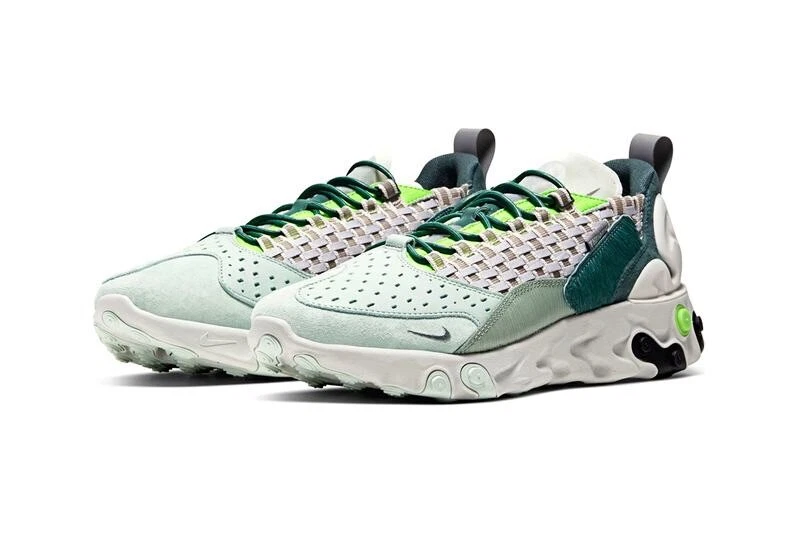 New Nike React Sertu CT3442 300 Mint 44.5EUR 10.5US Faded Bruce Limited Atmos