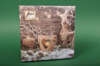 "Servietten \"Natural X-Mas\" 33X33 Cm Ambiente Weihnachten Xmas Tischdeko Napkins"