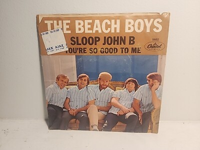 The Beach Boys,Cap. 5602''Sloop John B''US,7''45 w P/S,1966 surf rock,swirl label