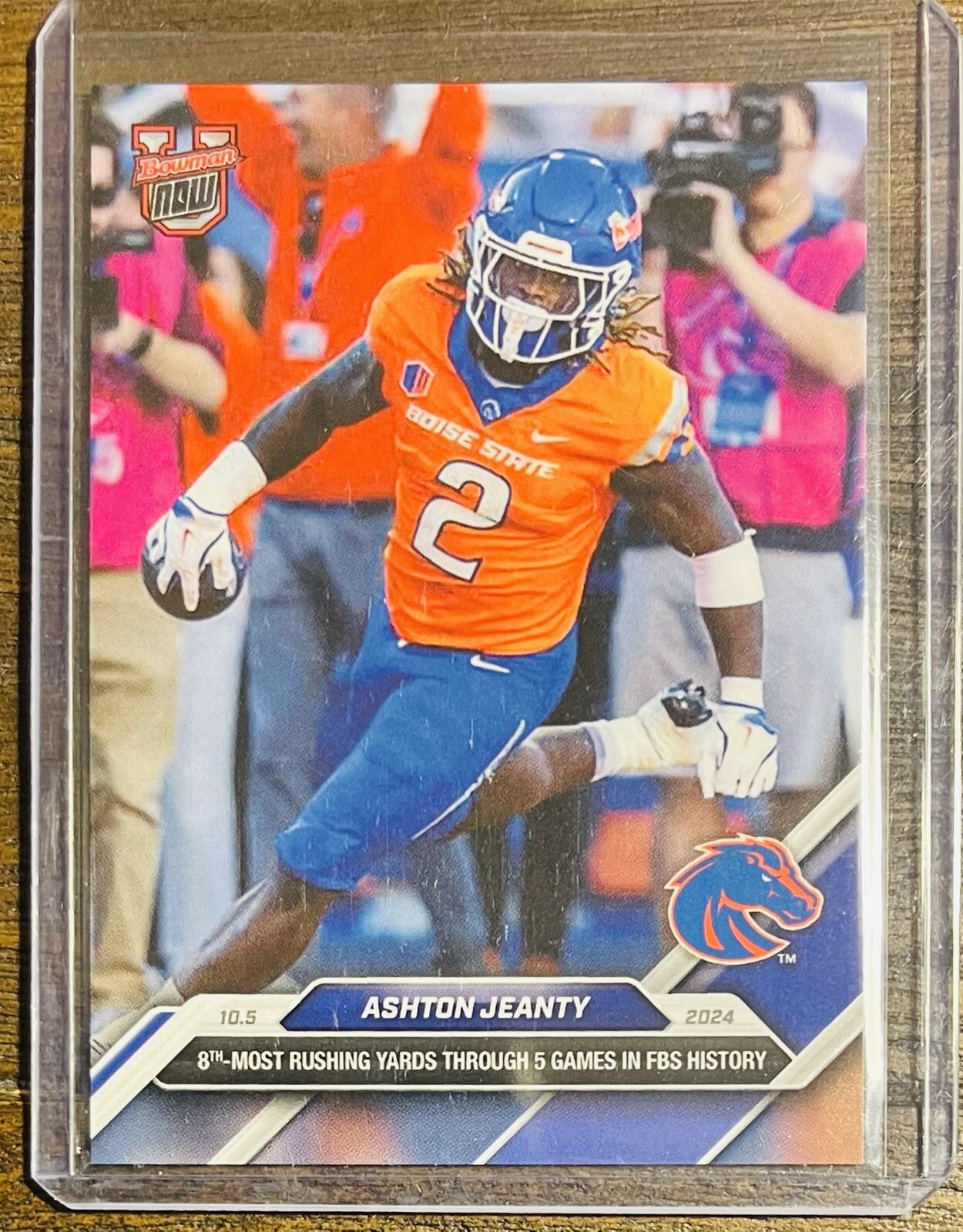 Ashton Jeanty Rookie 2024 Bowman U Now Football Card #22 Florida RC