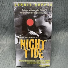 Curtis Harrington's Night Tide VHS Tape 1999 Dennis Hopper Sealed “Torn” Rare