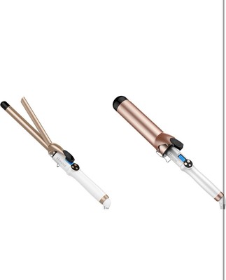 Hoson 2 Inch Curling Iron Large Barrel, Long Barrel Curling Wand Dual Voltage