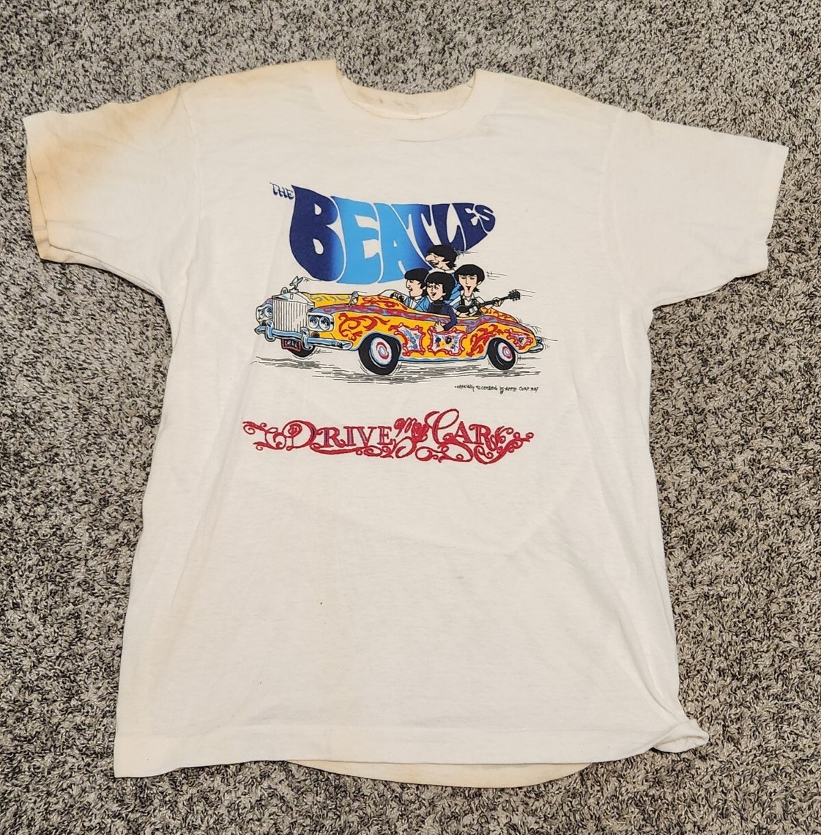 Rare Vintage T-SHIRT BEATLES Cartoon 1987 Medium | eBay Rare Vintage T-SHIRT BEATLES Cartoon 1987 Medium | eBay
