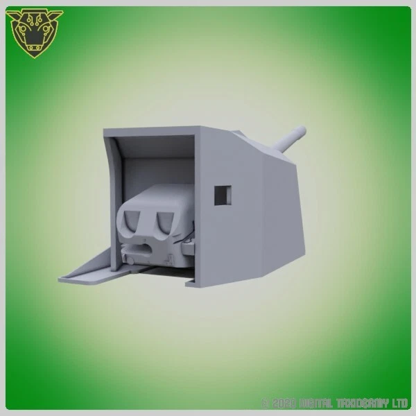 15 Cm TbtsK C/36 Naval Gun, Coastal Artillery 15mm 00 railway 28mm 1/100 1/76 - Image 2 of 4