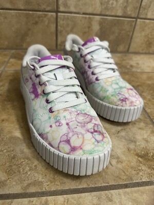 Puma Carina Tie Dye Girls Size KS-1-37