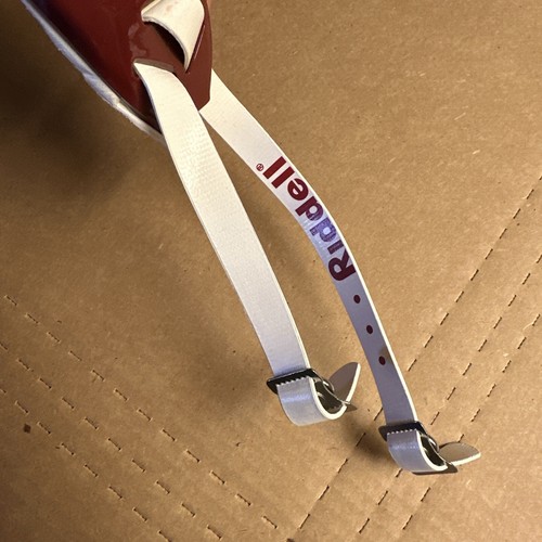 **NEW** WSU Maroon Riddell Hard Cup High Hook Football Helmet Chinstrap 2 Vents - Picture 4 of 5