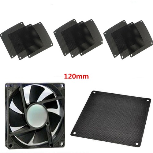 10 Pcs 120mm PC Fan Staub Bildschirm Staubdicht Praktische Computer Mesh - Afbeelding 7 van 10