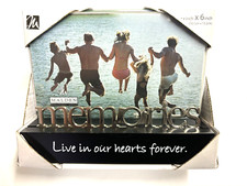 Malden MEMORIES 4"x6" Photo Holder LIVE IN OUR HEARTS FOREVER