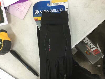Manzella All Elements 1.0 Touch Tip Gloves Men s XL ~ New 0512M-BLK-XL