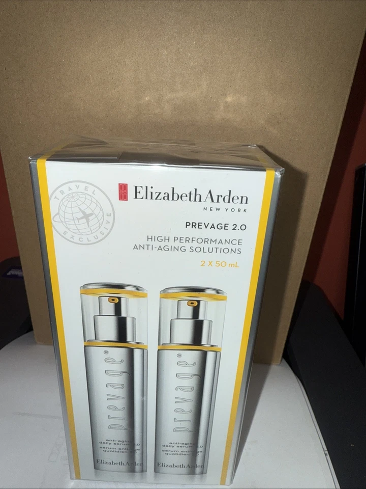 2-PK Elizabeth Arden Prevage soro diário antienvelhecimento 2,0 1,7 oz CAIXA LACRADA DE FÁBRICA - Imagem 2 de 4