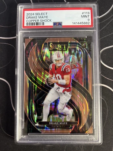 2024 Select - DRAKE MAYE ROOKIE - Copper Shock /299 - PSA 9