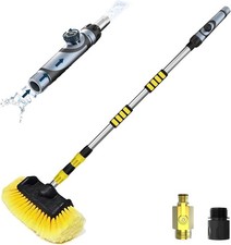 SISUPASSIE 12FT Car Wash Brush with Long Handle, Telescopic Car Wash Brush with