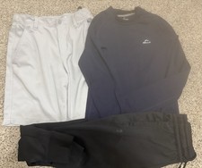 Under Armour Willet youth Medium lot shorts layering top plus joggers YM