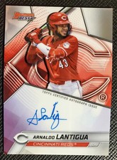 2025 Bowman's Best Arnaldo Lantigua On Card Auto Silver Refractor SP Reds MINT!