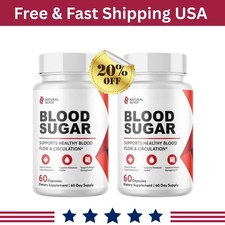 Natural Glyco Blood Sugar Supports Healthy Blood - 60 Capsules (Pack of 2) USA