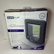 SureFlap SUR101BR Microchip Pet Door Brown Large Cat Small Dog NEW Open Box