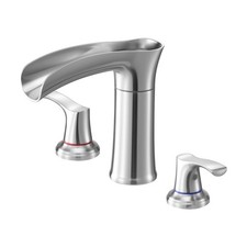 VEVOR Roman Tub Faucet 3 Hole Roman Tub Faucets Deck Mount Zinc Alloy Silver