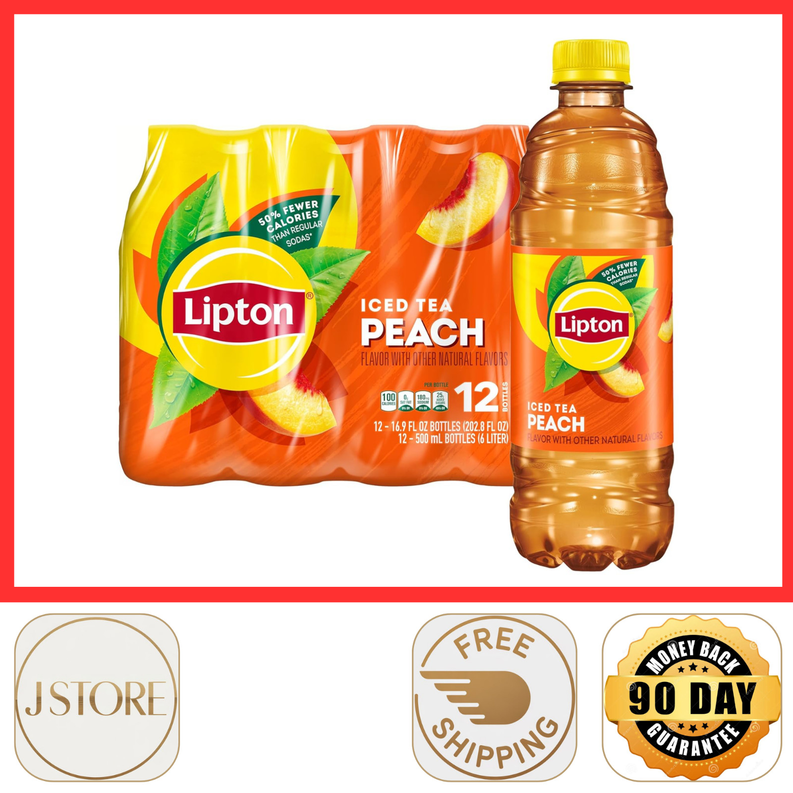 Refreshing Taste Blend Of Tea,16.9 Oz(select Flavor)