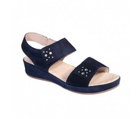 Scholl® Bettie Calzatura Donna In Suede + Strass Colore Navy Blue Misura 36
