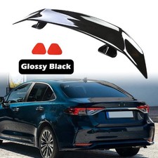 46gt Racing Rear Trunk Spoiler Wing Lip Glossy Black For Toyota Corolla Sedan 46gt Racing Rear Trunk Spoiler Wing Lip Glossy Black For Toyota Corolla Sedan