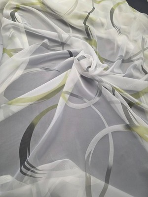 Gardinenstoff GS-145 Stores Gardinen Stoffe Polyester Meterware Nähen 285cm