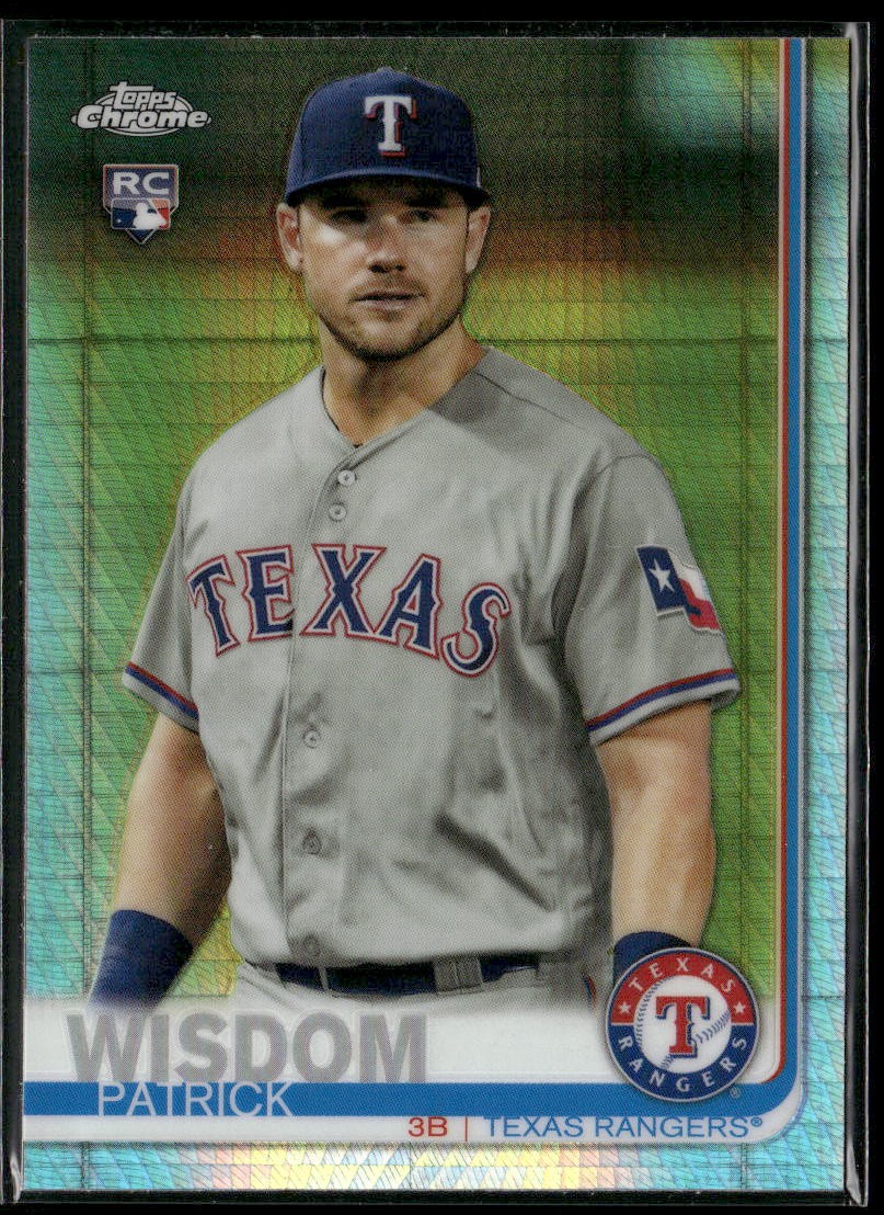 2019 Topps Chrome #146 Patrick Wisdom Prism Refractor