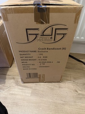 Crash Bandicoot Statue Exclusive Edition First 4 Figures F4F Boxed