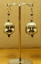JADE HOTEI EARRINGS_MAITREYA BUDDHA_HYPOALLERGENIC EAR WIRES_CHINA_261953