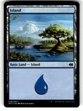 Island (028) 28 Normal L Duel Decks: Merfolk vs. Goblins LP