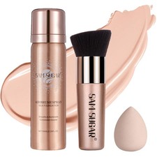 AirBrush Foundation Spray, Liquid Foundation Makeup Set, Full-Coverage Founda...