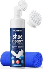 Water-Free Sneaker Cleaner Foam 6.76 oz White Shoe Cleaning Kit for All Shoes