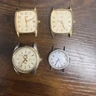 Vintage Watch Lot 4 Timex, Indiglo, Tank, Self wining And Quartz