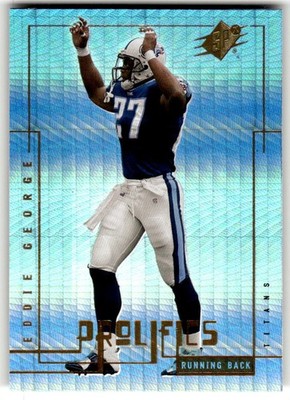 2000 SPx Eddie George Prolifics #P11