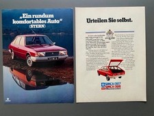 1976 Simca 1307 1308 Rundum komfortables Auto Oldtimer Vintage Werbung Reklame