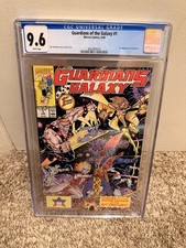 Marvel Comics Guardians of the Galaxy #1 CGC 9.6 Key Issue 1990 Jim Valentino