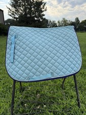 Dover Saddlery Quilted All Purpose Saddle Pad Full Light Blue