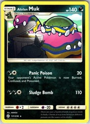 Alolan Muk 131/236 Cosmic Eclipse Rare