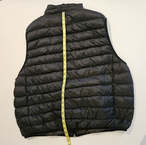 Hawke & Co Puffer Vest Mens Black Lightweight Down Blend FullZip- XXL (2XL) EUC - Picture 7 of 8