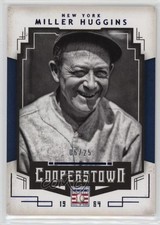 2015 Panini Cooperstown Blue 6/25 Miller Huggins #66 HOF 0l2