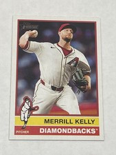 2025 Topps Heritage Baseball #287 - Merrill Kelly - Arizona Diamondbacks