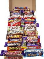 15Pcs Mega Chocolate Gift Hamper Different Full Size Chocolate Bars Xmas Hamper